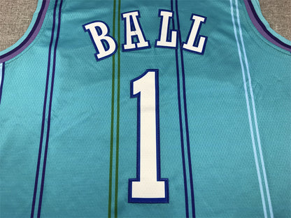 Men's Charlotte Hornets LaMelo Ball #1 Teal 2023/24 Swingman Replica jersey1 - Classic Edition