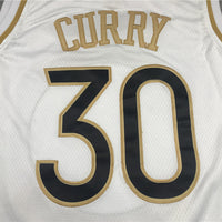 Men's Golden State Warriors Stephen Curry #30 White Swingman Jersey1