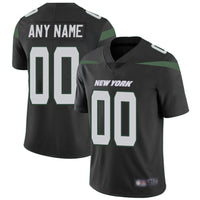 Custom1 New York Jets Alternate Black Vapor Untouchable Football Limited Jersey1 American Stitched Jersey1 Football Jerseys