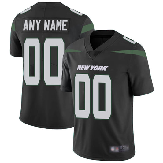 Custom1 New York Jets Alternate Black Vapor Untouchable Football Limited Jersey1 American Stitched Jersey1 Football Jerseys