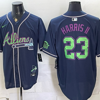 Men's Atlanta Braves Michael Harris II #23 Navy Replica Player Jersey
