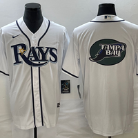 Men's Tampa Bay Rays White Home Replica Team Jersey1