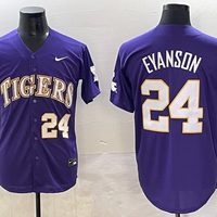 Men's LSU Tigers Anthony Eyanson #24 Purple Replica Player Jersey