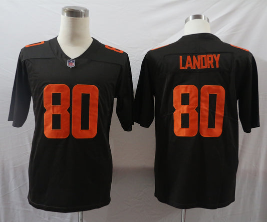 Men's Cleveland Browns Jarvis Landry #80 Brown Alternate Legend Jersey1
