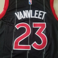 Men's Toronto Raptors Fred VanVleet Black 2020/21 Player Jersey1