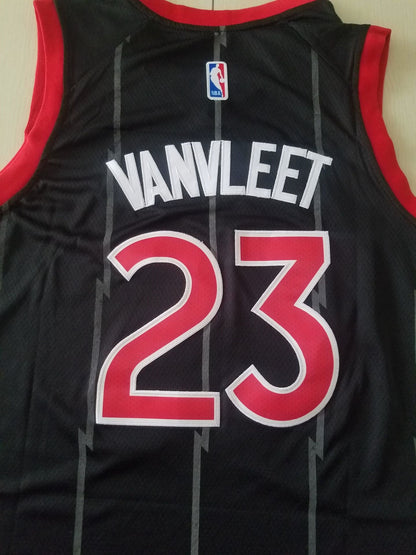 Men's Toronto Raptors Fred VanVleet Black 2020/21 Player Jersey1