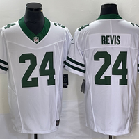 Men's New York Jets Darrelle Revis #24 White Legacy Vapor F.U.S.E. Limited Jersey1