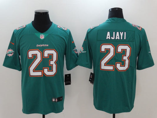 Men's Miami Dolphins Jay Ajayi #23 Green Game Jersey1