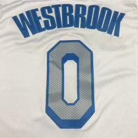 Men's Los Angeles Lakers Russell Westbrook #0 White 2020/21 Swingman Jersey1