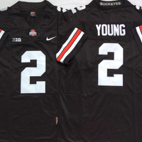 Men's Ohio State Buckeyes Chase Young #2 Black Player Game Jersey