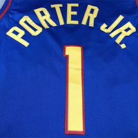 Men's Denver Nuggets Michael Porter Jr. #1 Blue 2022/23 Swingman Jersey1 - Statement Edition