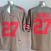 Men's Ohio State Buckeyes Eddie George #27 Gray Player Game Jersey