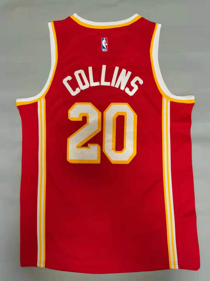 Men's Atlanta Hawks John Collins #20 Red 2019/20 Swingman Jersey1