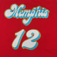 Men's Memphis Grizzlies Ja Morant #12 Red 2024/25 Swingman Player Jersey1 - City Edition