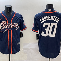 Men's Detroit Tigers Kerry Carpenter #30 Navy Player Jersey1
