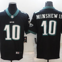 Men's Philadelphia Eagles Gardner Minshew II #10 Black Game Jersey1