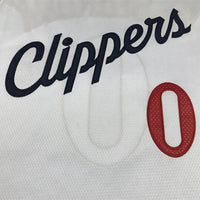 Men's LA Clippers Russell Westbrook #0 White Swingman Jersey1