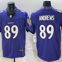 Men's Baltimore Ravens Mark Andrews #89 Purple Team Game Jersey