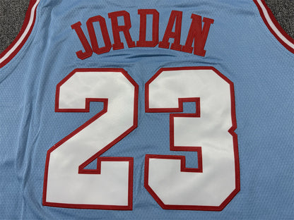 Men's Chicago Bulls Michael Jordan #23 Blue Swingman Jersey1