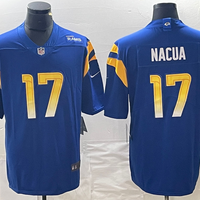 Men's Los Angeles Rams Puka Nacua #17 Royal Home Game Jersey1