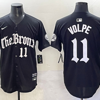 Men's New York Yankees Anthony Volpe #11 Black Alternate Limited Player Jersey