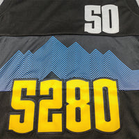 Men's Denver Nuggets Aaron Gordon #50 Black 2023/24 Swingman Jersey1 - City Edition
