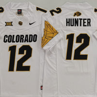 Men's Colorado Buffaloes Travis Hunter #12 White Game Jersey