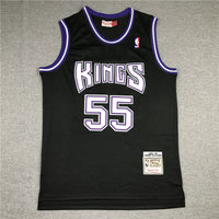 Men's Sacramento Kings Jason Williams Black Hardwood Classics Swingman Jersey1