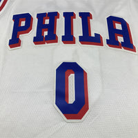 Men's Philadelphia 76ers Tyrese Maxey White Fastbreak Replica Player Jersey1