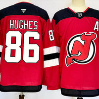 Jack Hughes #86 New Jersey Devils Red Breakaway Player Jersey - JerseysFreak