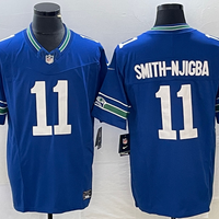 Jaxon Smith-Njigba Seattle Seahawks Royal Throwback Jersey