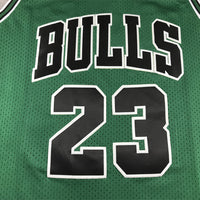Men's Chicago Bulls Michael Jordan #23 Green 1997-98 Hardwood Classics Authentic Jersey1