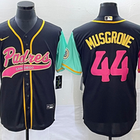 Men's San Diego Padres Joe Musgrove #44 Black City Connect Replica Player Jersey1 Joint Edition