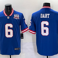 Jaxson Dart New York Giants Royal Alternate Jersey
