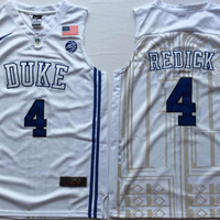 Men's Duke Blue Devils J.J Redick #4 White Player Game Jersey