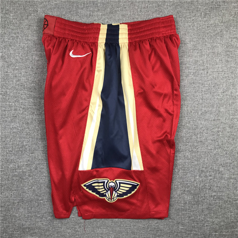 Men's New Orleans Pelicans Red Pocket Shorts1