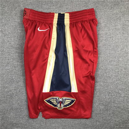 Men's New Orleans Pelicans Red Pocket Shorts1