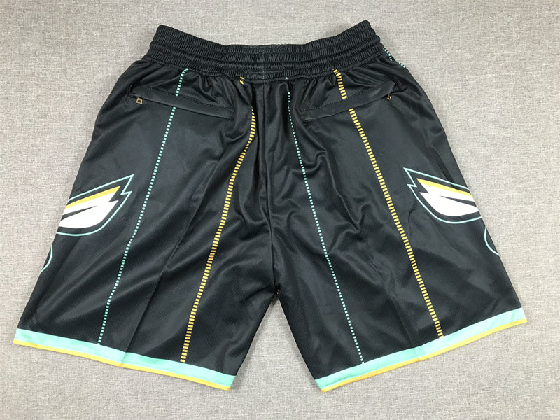 Men's Charlotte Hornets Black 2022/23 City Edition Basketball Shorts11