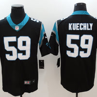 Men's Carolina Panthers Luke Kuechly #59 Black Game Jersey1