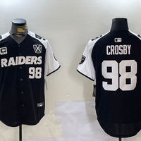 Men's Las Vegas Raiders Maxx Crosby #98 Black Team Game Jersey1