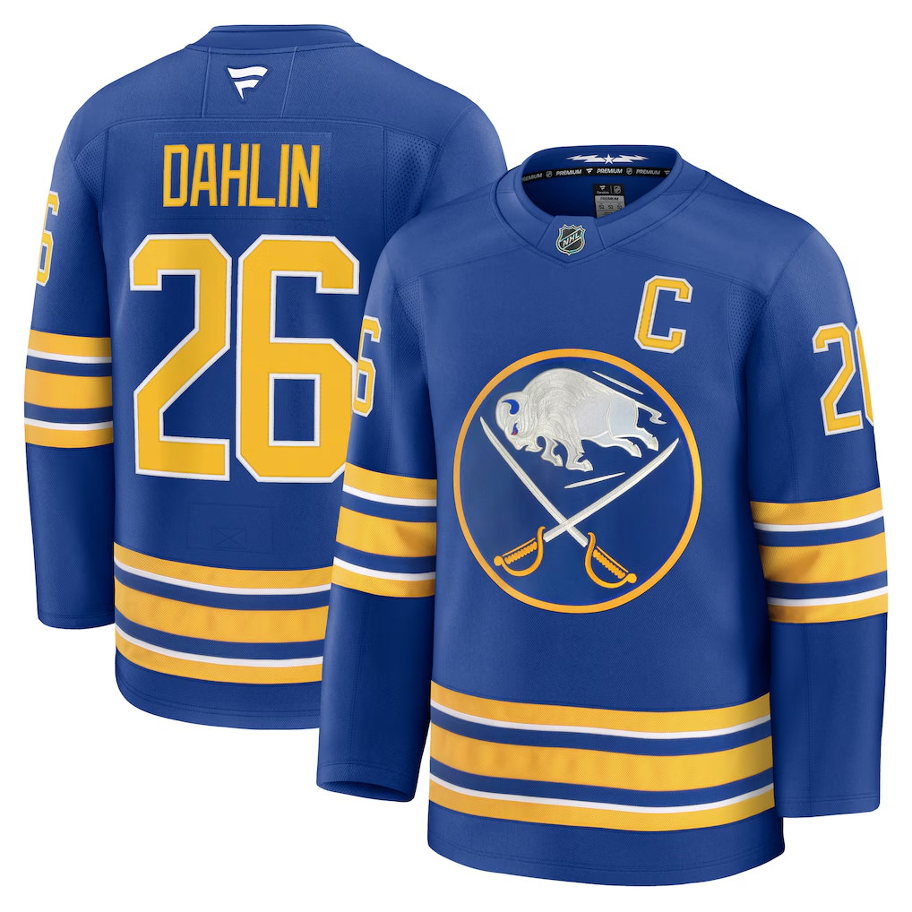Men's Buffalo Sabres Rasmus Dahlin #26 Fanatics Royal Home Breakaway Player Jersey
