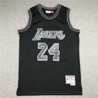 Men's Los Angeles Lakers Kobe Bryant Black Hardwood Classics Swingman Jersey1