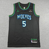 Men's Minnesota Timberwolves Anthony Edwards #5 Black Swingman Jersey - Statement Edition