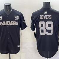 Men's Las Vegas Raiders Brock Bowers #89 Black Player Jersey