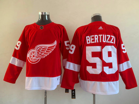 Men's Detroit Red Wings Todd Bertuzzi #59 Red Home Breakaway Player Jersey1