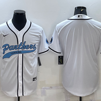 Men's Carolina Panthers White Blank Jersey1