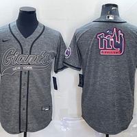 Men's New York Giants Gray Game Jersey1