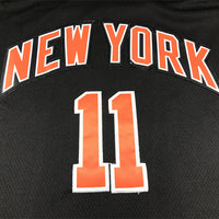 Men's New York Knicks Jalen Brunson #11 Black 2022/23 Swingman Jersey1 - City Edition