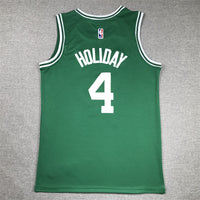 Men's Boston Celtics Jrue Holiday #4 Kelly Green Swingman Jersey1 - Icon Edition