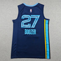 Men's Memphis Grizzlies Cameron Boozer #27 Navy Swingman Jersey - Icon Edition